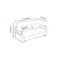Contemporary Square Arm Removable Sofa Bed Metal Frame Sofa with Storage for Apartment Clearhalo 'Furniture' 'furniture_sofas' 'Living Room Furniture' 'Sofa' 'sofas' 1200x1200_06290aca-b2c4-4cc8-9ae7-d4dfcbdf06b6