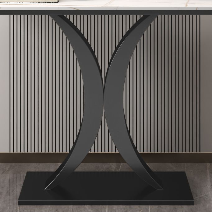 Tabella della console Half Moon 31.49 "Tavolo ad alto accento, Resistenza scratch