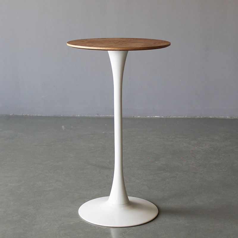 Contemporary Round Counter Table Dining Metal Counter Table for Restaurant Clearhalo 'Bar Furniture' 'Bar Tables' 'bar_tables' 'furn' 'furn_bar_tables' 'Furniture' 'furniture_bar_tables' 'Kitchen & Dining Furniture' 1200x1200_062aa124-6b70-4152-a0ab-cab75593e05c