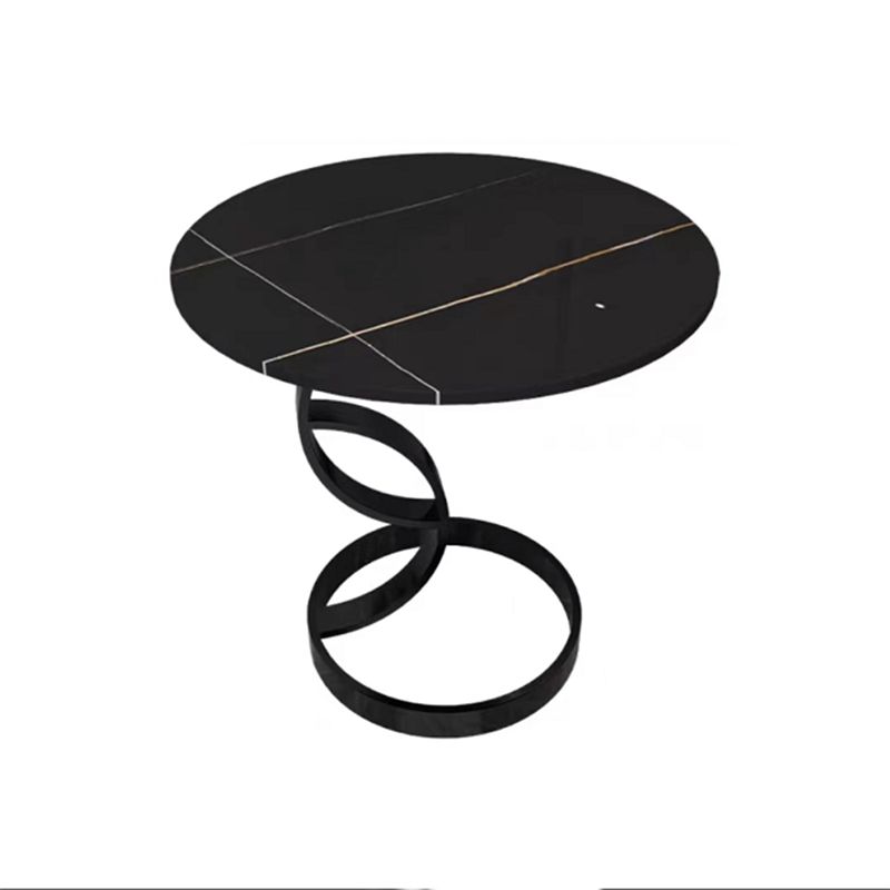 Table d'appoint à accent carré de pierre 20,87 pouces de haut