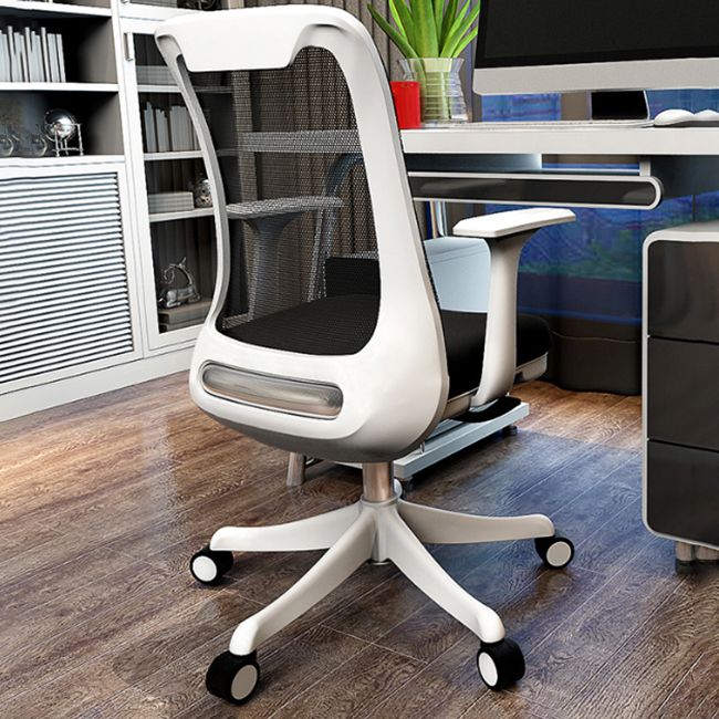 Modern Swivel Chair No Distressing Fixed Arms Breathable Air Grid Office Chair Clearhalo 'furn' 'furn_office_chair' 'Furniture' 'Office Chairs' 'Office Furniture' 'office_chair' 1200x1200_062d7812-7d40-46e4-bbe3-8d0775226efe