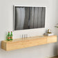 Wall-mounted TV Console Solid Wood TV Media Console with Drawers