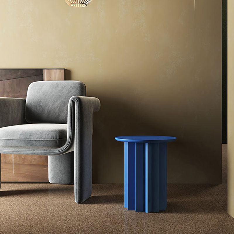 Tableau latérale en bois massif rond scandinave rond