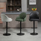 Industrial Style Bar-stool with Metal Pedestal Leather Seat for Kitchen Bar Clearhalo 'Bar Furniture' 'Bar Stools' 'bar_stools' 'furn' 'furn_bar_stools' 'furniture_bar_stools' 'Kitchen & Dining Furniture' 'kitchen&dining_furn' 'kitchen' 'kitchen_furn' Furniture' 1200x1200_06355eee-fbae-4154-904e-058472fc082d
