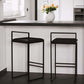 Modern Backrest Counter Stool Iron Milk Tea Shop Bar Stool with Velvet Cushion and Pedal Clearhalo 'Bar Furniture' 'Bar Stools' 'bar_stools' 'furn' 'furn_bar_stools' 'Furniture' 'furniture_bar_stools' 'Kitchen & Dining Furniture' 1200x1200_063788d7-1caa-496f-ab59-b601062c1921