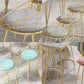 1/7 Pieces Pub Dining Set Contemporary Bar Stool and Table Set