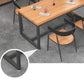 Ensemble de Table à manger rectangulaire, 1/5 pièces, Table et chaises en bois de Style industriel