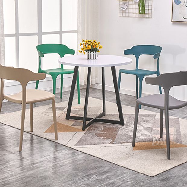 Metal Contemporary Dining Table Indoor Round Table for Kitchen Clearhalo ' dining_table' 'Dining Tables & Seating' 'Dining Tables' 'furn' 'furn_dining_table' 'Furniture' 'furniture_dining_table' 'Kitchen & Dining Furniture' 'kitchen&dining_furn' 'kitchen' 'kitchen_dining_table' 1200x1200_063c3bb8-8051-47f7-8771-33595f584ee2