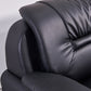 Modern Leather Sofa 34.65" Wide Pillow Top Arm in Black for Living Room Clearhalo 'furn' 'furn_sofas' 'Furniture' 'Living Room Furniture' 'Sofa' 'sofas' 1200x1200_063d16e8-7a7f-4d49-9ed0-aa57ccd90c67