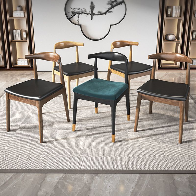 Entryway Dining Chairs Armless Wooden Dining Room Chairs for Kitchen Clearhalo 'Dining Chairs' 'Dining Tables & Seating' 'dining_chair' 'furn' 'furn_dining_chair' 'Furniture' 'furniture_dining_chair' 'Kitchen & Dining Furniture' 1200x1200_063f92f5-88d7-419c-b50f-97320dcfeb68