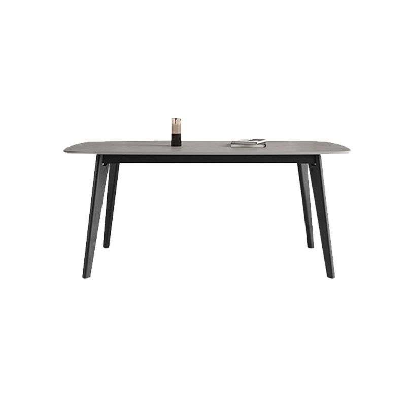 Tavolo da pranzo per la casa, sala da pranzo, tavolo da cucina moderno con cornice nera