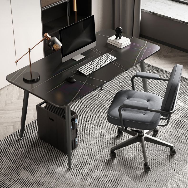 Rectangular Shaped Office Desk White/Black/Grey Writing Desk for Office Clearhalo 'furn' 'furn_office_desk' 'Furniture' 'Office Desks' 'Office Furniture' 'office_desk' 1200x1200_0642adf2-cc24-4038-86ca-526dfa957d06