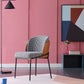 Contemporary Dining Chair Armless Dining Chair with Metal Legs for Kitchen