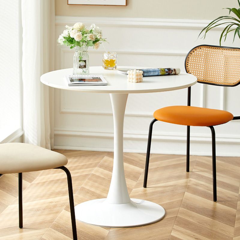 Modern Wood Dining Table Tulip Base Geometric Table for Dining Room Clearhalo 'Dining Tables & Seating' 'Dining Tables' 'dining_table' 'furn' 'furn_dining_table' 'Furniture' 'Kitchen & Dining Furniture' 1200x1200_0645c435-f370-470d-9dab-eb4e14fdd19d