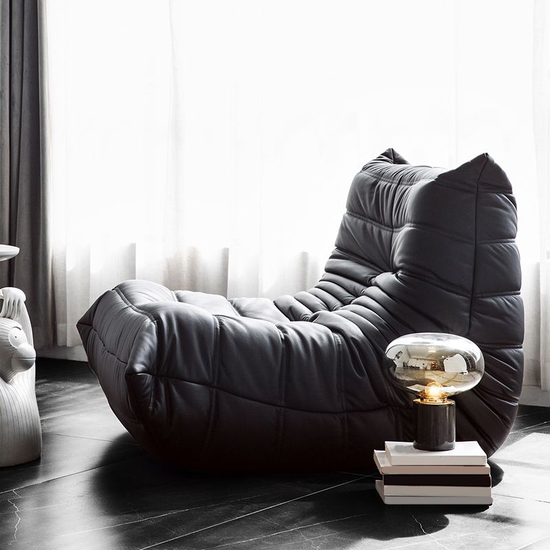 Modern Parsons Chair, Solid Color Accent Chair with Biscuit Back