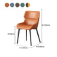 Modern Dining Arm Chairs Matte Finish Leather Curved Parsons Chair Clearhalo ' kitchen&dining_furn' 'Dining Chairs' 'Dining Tables & Seating' 'dining_chair' 'furn' 'furn_dining_chair' 'Furniture' 'furniture_dining_chair' 'Kitchen & Dining Furniture' 'kitchen' 1200x1200_064adc9b-4c45-4a6a-a36b-fbabcaa8129b