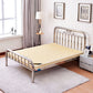 Contemporary Style Bed Frame Metal Standard Bed with Headboard