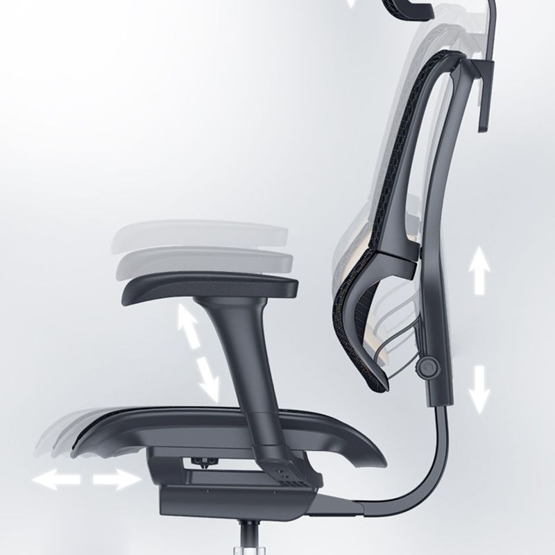 Modern Office Chair Removable Arms Adjustable Seat Height Desk Chair Clearhalo 'furn' 'furn_office_chair' 'Furniture' 'Office Chairs' 'Office Furniture' 'office_chair' 1200x1200_06510302-a968-4ad4-baaa-366cd3b08d63
