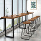 Industrial Bar Table Pine Wood Bar Dining Table with Sled Base Clearhalo 'Bar Furniture' 'Bar Tables' 'bar_tables' 'Furniture' 'furniture_bar_tables' 'Kitchen & Dining Furniture' 1200x1200_06524554-8e26-476c-85e3-8d24cd66a521