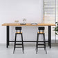 Contemporary Solid Wood Trestle Base Bar Table for Kitchen Dining Room Clearhalo 'Bar Furniture' 'Bar Tables' 'bar_tables' 'furn' 'furn_bar_tables' 'Furniture' 'Kitchen & Dining Furniture' 1200x1200_0652c5b4-4bad-4860-bc48-7480b93c3a6e