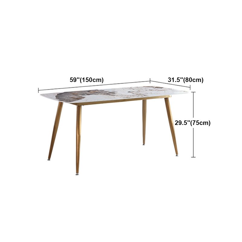 Rectangle Stone Dining Site Table Traditional Luxury Furniture with 4 Legs Clearhalo ' dining_table' 'Dining Tables & Seating' 'Dining Tables' 'furn' 'furn_dining_table' 'Furniture' 'furniture_dining_table' 'Kitchen & Dining Furniture' 'kitchen&dining_furn' 'kitchen' 'kitchen_dining_table' 1200x1200_06565cd4-2509-4100-aa2c-b2425fa04a49