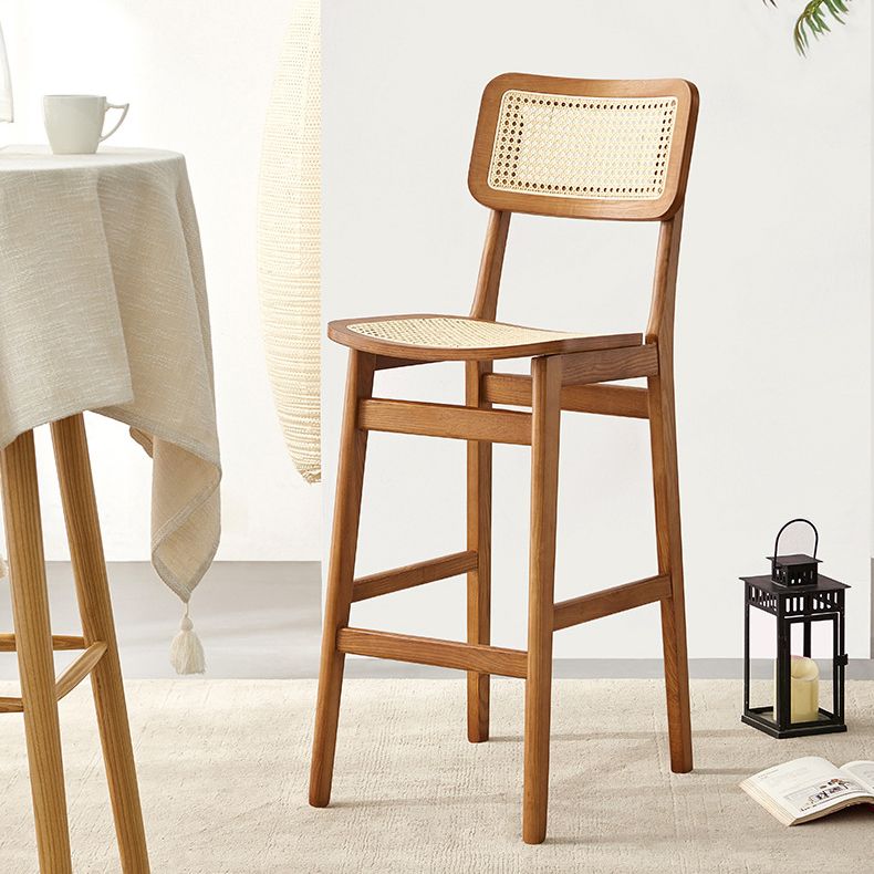 Wood Contemporary Kitchen Dining Room Armless Stool Low Back Bar Stool Clearhalo 'Bar Furniture' 'Bar Stools' 'bar_stools' 'furn' 'furn_bar_stools' 'furniture_bar_stools' 'Kitchen & Dining Furniture' 'kitchen&dining_furn' 'kitchen' 'kitchen_furn' Furniture' 1200x1200_065abc4a-f33c-4567-9fc8-82c071bb9fd6