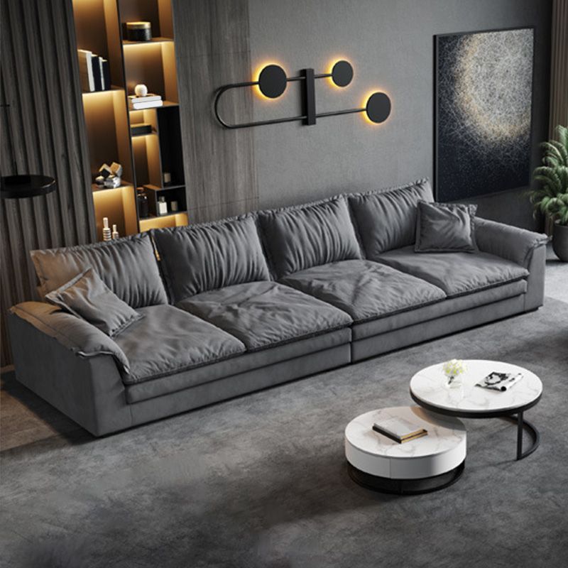 Contemporary Loose Back 33.46" H Sofa Pillow Top Arm Sofa & Chaise