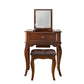 Traditional Flip-Top Vanity Dressing Table Wooden Makeup Vanity Set Clearhalo 'Bedroom Furniture' 'furn' 'furn_makeup_vanities' 'Furniture' 'Makeup Vanities' 'makeup_vanities' 1200x1200_065f52f5-0185-4396-88d9-f10a0e8d606a