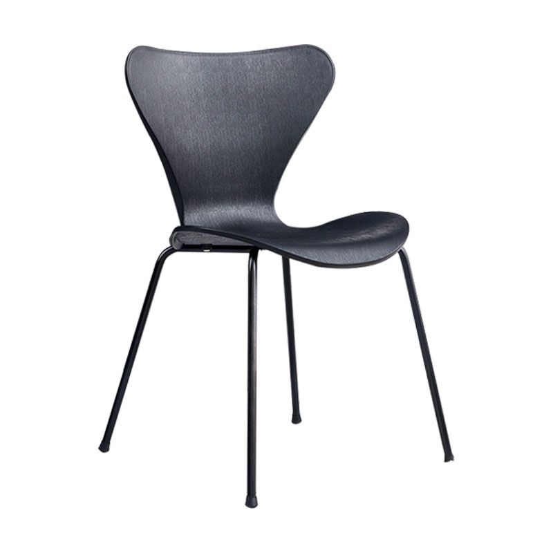 Contemporary Dining and Accent Chairs Indoor-Outdoor Solid Back Side Chair for Patio Clearhalo ' kitchen&dining_furn' 'Dining Chairs' 'Dining Tables & Seating' 'dining_chair' 'Furniture' 'furniture_dining_chair' 'Kitchen & Dining Furniture' 'kitchen' 1200x1200_065f8f65-cc21-40f8-944f-0d521121fd27