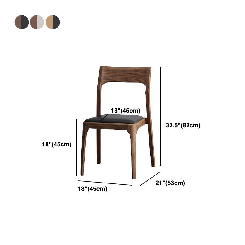 Contemporary Side Dining Chairs Solid Wood Dining Chairs for Dining Room Clearhalo 'Dining Chairs' 'Dining Tables & Seating' 'dining_chair' 'furn' 'furn_dining_chair' 'Furniture' 'furniture_dining_chair' 'Kitchen & Dining Furniture' 1200x1200_0661081b-cfc4-4afa-8fa9-0b75126db88a