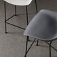 Tabouret de bar en plastique sans accoudoirs, hauteur de comptoir, tabouret moderne d'intérieur pour salon