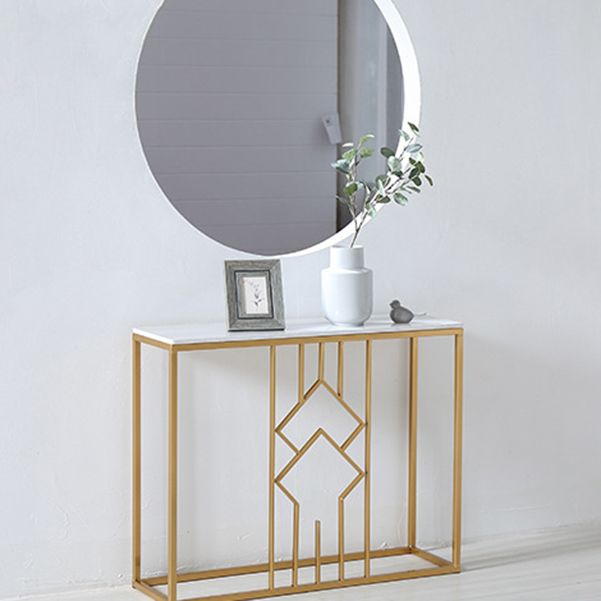 Tavolo di accento della console rettangolare moderna antica console di divano console in marmo