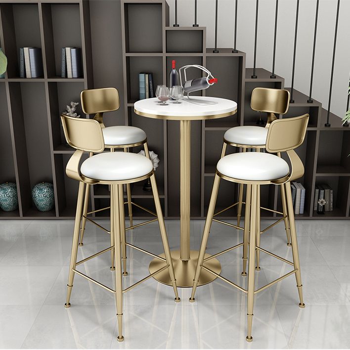 Scandinavian Round Low Back Counter Stools Upholstered Bar Stools with Cushion Clearhalo 'Bar Furniture' 'Bar Stools' 'bar_stools' 'furn' 'furn_bar_stools' 'furniture_bar_stools' 'Kitchen & Dining Furniture' 'kitchen&dining_furn' 'kitchen' 'kitchen_furn' Furniture' 1200x1200_0663ee99-5dda-474c-8cba-5d9cda1c3a6f