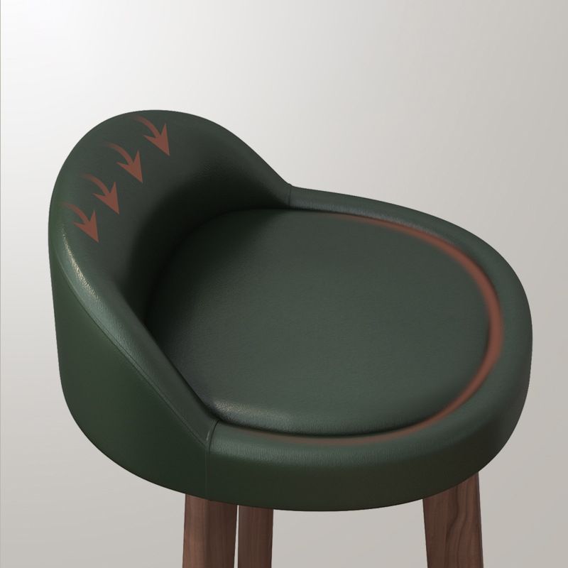 コーヒーショップ用の北欧のシンプルなバースツールスチールフレームバースツール