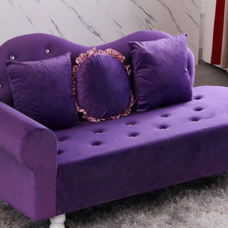 French Country Upholstered Chaise Lounge Couch Velvet Chaise Lounge Clearhalo 'Chairs & Seating' 'Chaise Lounge' 'chaise_lounge' 'furn' 'furn_chaise_lounge' 'Furniture' 'Living Room Furniture' 1200x1200_06657868-f824-4226-a5f2-4b64513a4a25