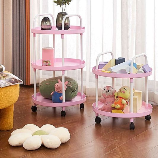 Tavolino laterale di accento moderno rotondo in metallo tavolo d'angolo