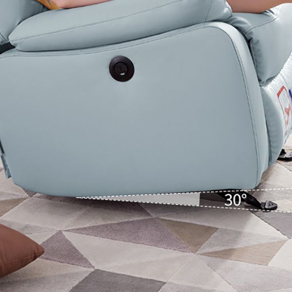 Contemporary Home Theater Recliner Metal Solid Color Arm Reclining Chair Clearhalo 'Chairs & Seating' 'furn' 'furn_recliners' 'Furniture' 'Living Room Furniture' 'Recliners' 1200x1200_0668588a-675f-41a0-8243-afa5f8cb7442