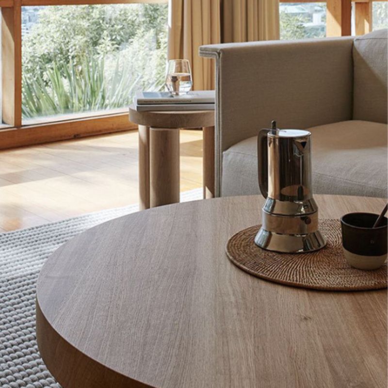 Scandinavian Round Solid Wood Coffee Table Natural 3 Legs Cocktail Table Clearhalo 'Coffee & Accent Tables' 'Coffee Tables' 'coffee_tables' 'furn' 'furn_coffee_tables' 'Furniture' 'Living Room Furniture' 1200x1200_0668efbf-acae-470c-94f7-e7b3c86718e6