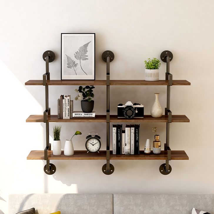 7.87"W Bookshelf Industrial Style Wall Mounted Bookcase for Home Study Room Clearhalo 'Bookcases' 'furn' 'furn_bookcases' 'Furniture' 'Office Furniture' 1200x1200_0669b67e-a5f2-4686-bc84-7577c577df0a