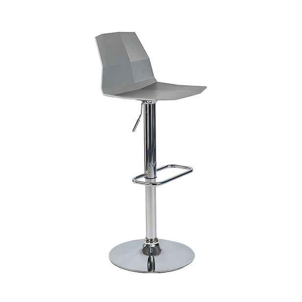 Industrial Adjustable Height Bar Stool Metal Bar Stool for Kitchen Clearhalo 'Bar Furniture' 'Bar Stools' 'bar_stools' 'furn' 'furn_bar_stools' 'Furniture' 'Kitchen & Dining Furniture' 1200x1200_066a8a0f-3fb2-4760-bd7e-4a126f9af73c