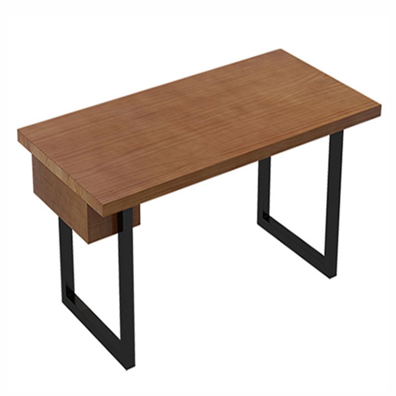 Industrial Wood Double Pedestal Dining Table Natural Rectangle Table Clearhalo 'Dining Tables & Seating' 'Dining Tables' 'dining_table' 'furn' 'furn_dining_table' 'Furniture' 'furniture_dining_table' 'Kitchen & Dining Furniture' 'kitchen' 'kitchen_dining_table' 1200x1200_066c5031-d99f-452c-951d-56f0bd48d5b2