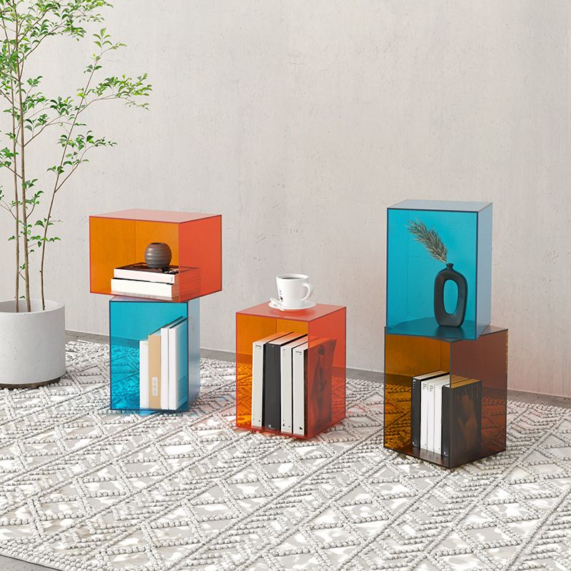 Style moderne à l'arrière fermé bibliothèque en acrylique pour salle d'étude