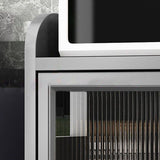 Technischer Holz Sideboard Küche Sideboard mit offener Lagerung