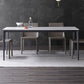Contemporary Rectangle Dining Table Stone Dining Table with 4 Legs
