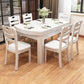 Dining Room Dinner Table 4 Legs Rubberwood Round Dining Table Clearhalo 'Dining Tables & Seating' 'Dining Tables' 'dining_table' 'furn' 'furn_dining_table' 'Furniture' 'Kitchen & Dining Furniture' 1200x1200_0677c523-7a62-4ca5-9ee6-cafae80ac747