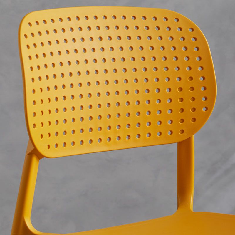 Minimalist Design Plastic Dining Armless Chair Open Back Dining Side Chairs Clearhalo 'Dining Chairs' 'Dining Tables & Seating' 'dining_chair' 'furn' 'furn_dining_chair' 'Furniture' 'furniture_dining_chair' 'Kitchen & Dining Furniture' 1200x1200_067a17dd-7413-425d-ab4e-15467f26bf21