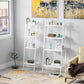 Scandinavian Open Ladder Bookshelf Metal Bookcase for Living Room Clearhalo 'Bookcases' 'furn' 'furn_bookcases' 'Furniture' 'furniture_bookcases' 'Office Furniture' 1200x1200_067a79fb-96c5-40c8-b9bd-ad62bc047b06