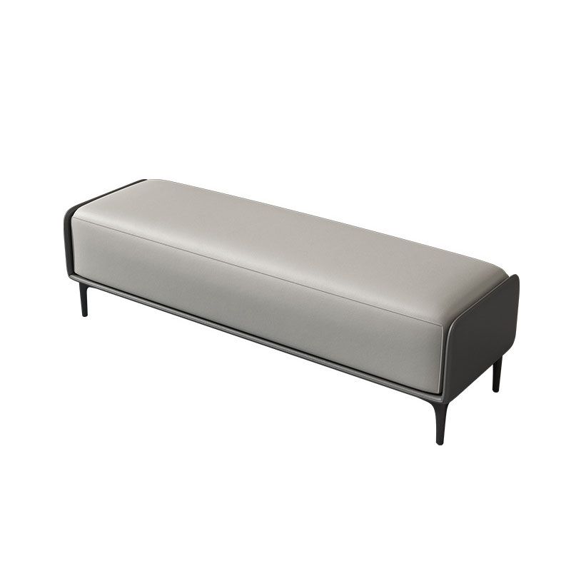 Modern Entryway Bench Cushioned Metal Entryway and Bedroom Bench , 16 inch Wide Clearhalo 'Benches' 'Chairs & Seating' 'furn' 'furn_benches' 'Furniture' 'Living Room Furniture' 1200x1200_067b86ed-259e-49cb-b168-96f6eb9262e0