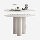 Round Dining Table Stone Top Dining Table with MDF Base for Dining Room Clearhalo 'Dining Tables & Seating' 'Dining Tables' 'dining_table' 'furn' 'furn_dining_table' 'Furniture' 'furniture_dining_table' 'Kitchen & Dining Furniture' 'kitchen' 'kitchen_dining_table' 1200x1200_067c47f7-9751-4074-b2bd-f547d31da1e1