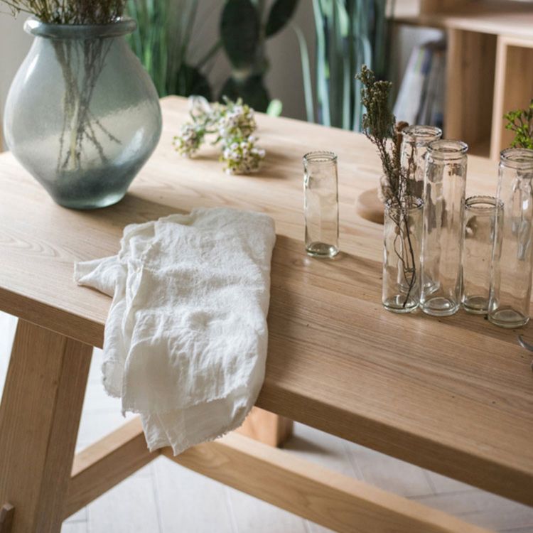 Solid Wood Rectangle Dining Table in Nature Contemporary Wooden Table with Trestle Base Clearhalo ' dining_table' 'Dining Tables & Seating' 'Dining Tables' 'furn' 'furn_dining_table' 'Furniture' 'furniture_dining_table' 'Kitchen & Dining Furniture' 'kitchen&dining_furn' 'kitchen' 'kitchen_dining_table' 1200x1200_067e3bfb-5d0b-4428-869b-b64b43ce9a66